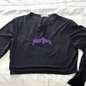 New York Cropped Top